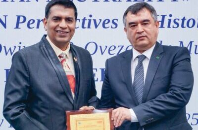 Book Release of “India – Turkmenistan Perspectives on History, Culture and Economy” IIC, New Delhi • November 24, 2025