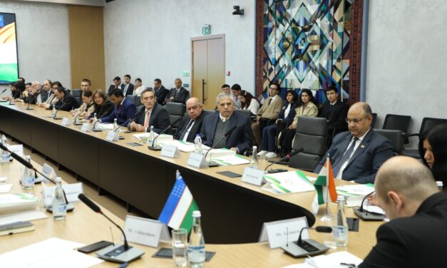 Book Release of Russian and Uzbek Editions of “India–Uzbekistan Perspectives on Connectivity between South and Central Asia” – Tashkent, Uzbekistan • October 23, 2024