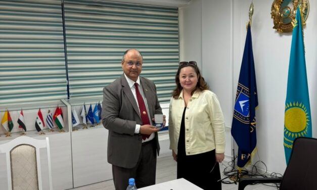 Prof (Dr) Ramakant Dwivedi awarded Al-Farabi Medal by Al-Farabi Kazakh National University in Almaty city of Kazakhstan, June 11, 2026